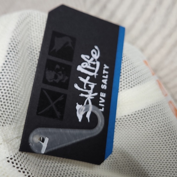 Salt Life Orange Flex Fit Hat - Picture 3 of 8